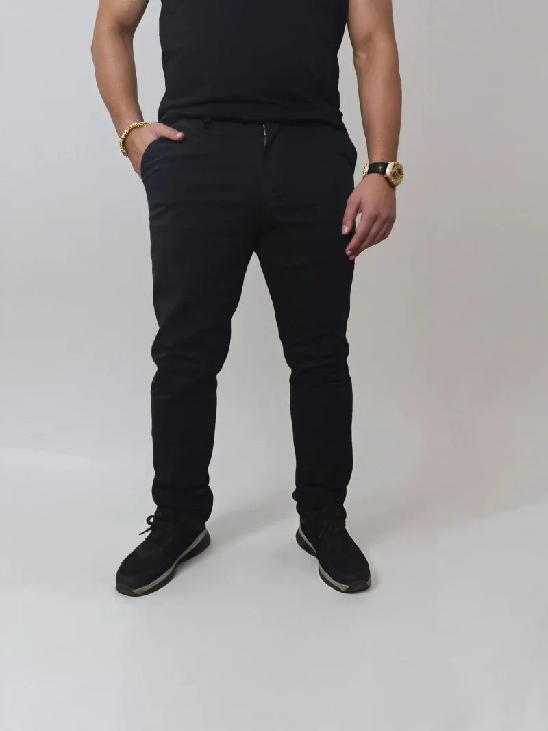 Kanvas pantolon Siyah