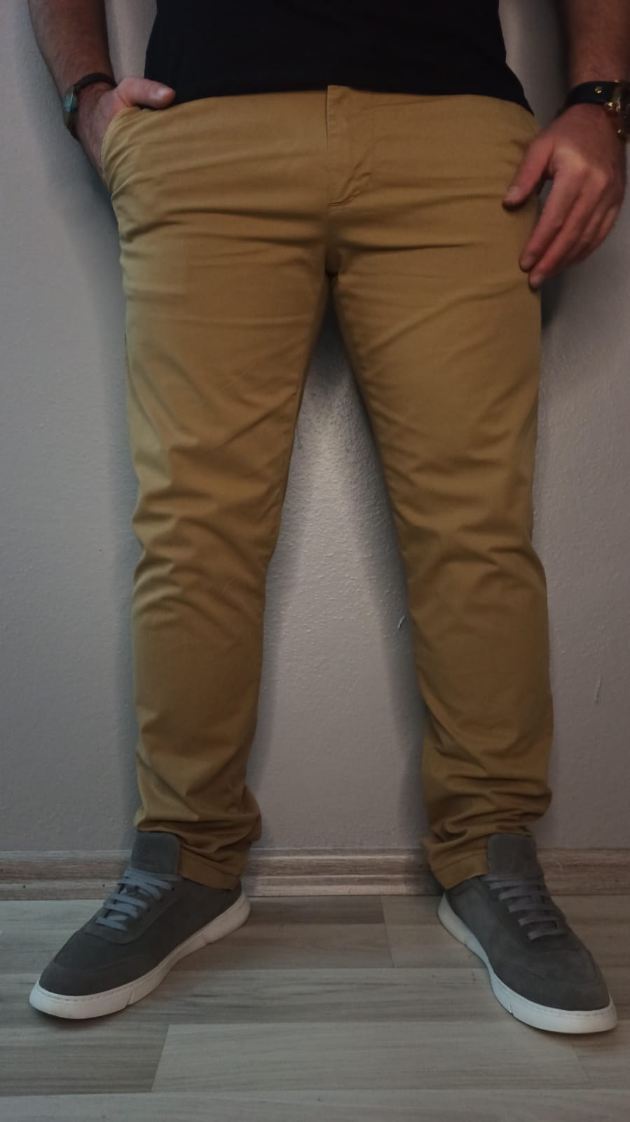 Kanvas pantolon - Siyah - 30