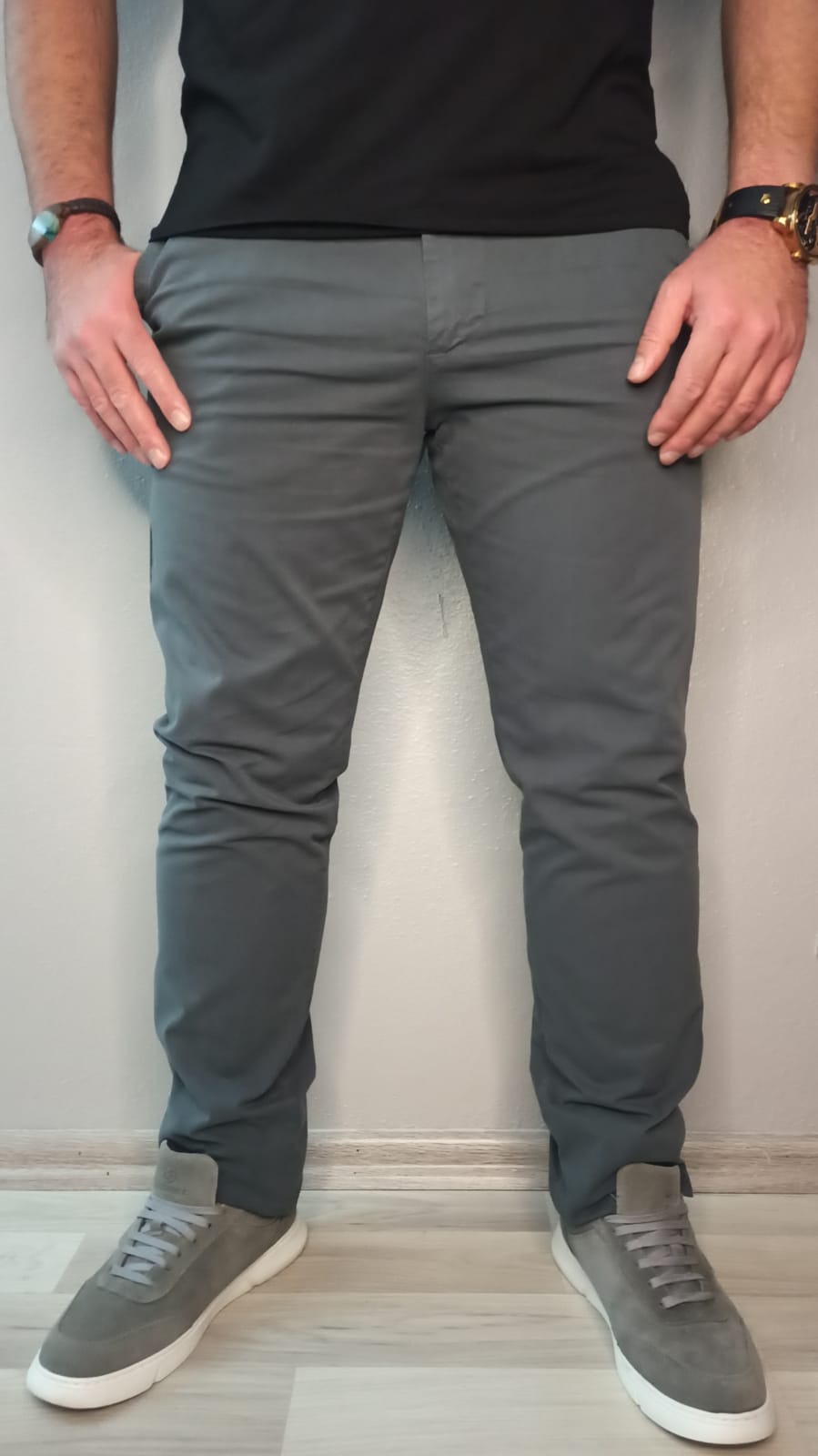 Kanvas pantolon - Siyah - 30