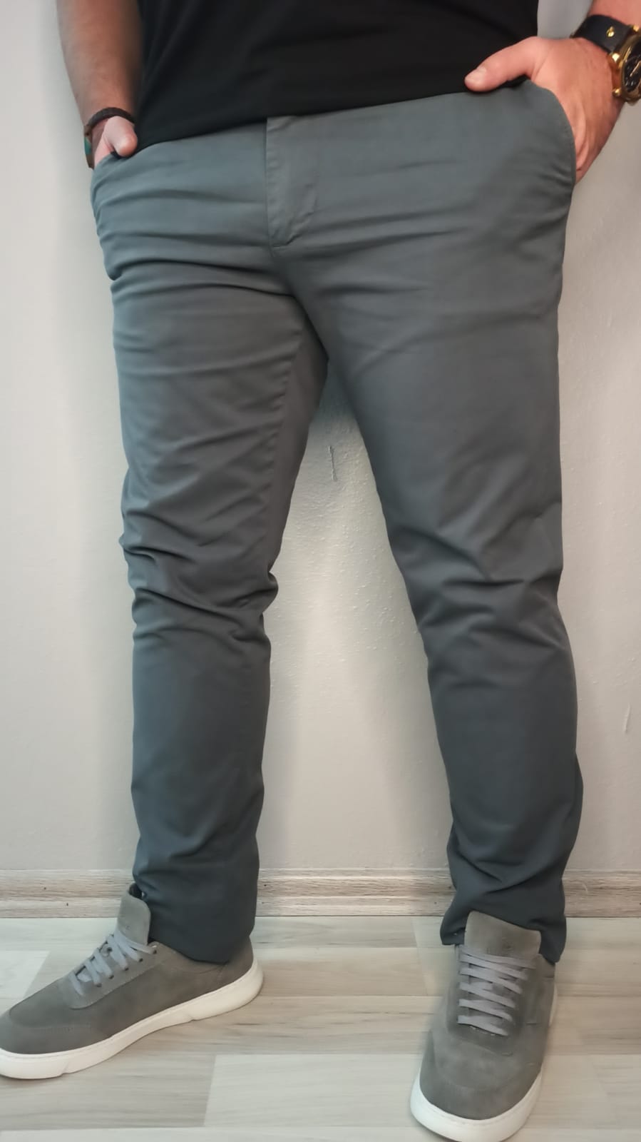 Kanvas pantolon - Siyah - 30